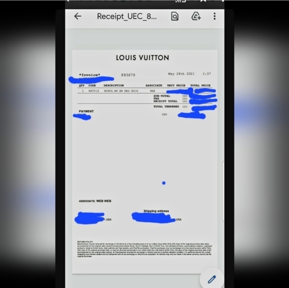 New Authentic Versatile Louis Vuitton Montsouris BB Original Dbag, Papers & Tag - Picture 10 of 10